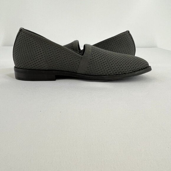 Eileen Fisher Demi Recycled Stretch Knit Loafer Size 6 Charcoal Gray Slip On - Picture 6 of 12